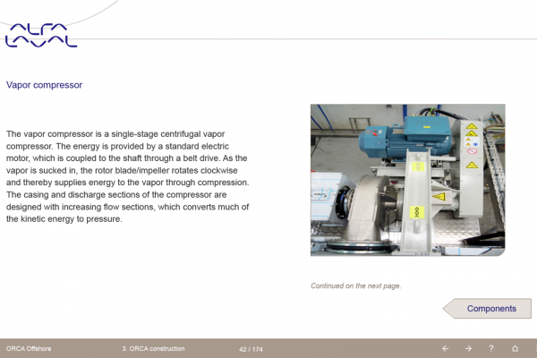Unitest Marine Simulators ORCA Offshore Freshwater Generator Alfa Laval