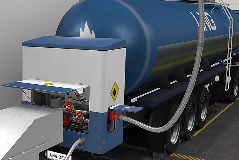 New version of LNG-DE3D Simulator
